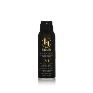 Black Girl Sunscreen Make It Glow SPF 30 Sunscreen Spray