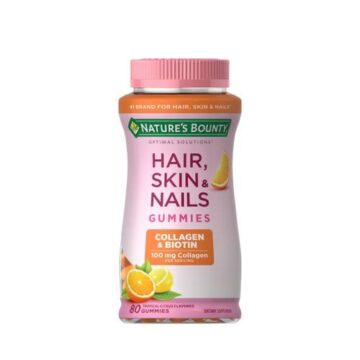 Nature’s Bounty Hair Skin And Nails Gummies With Collagen 80cts