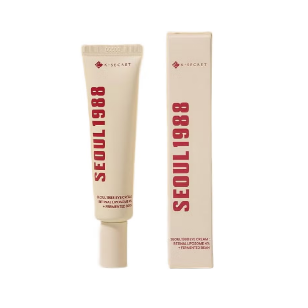 K-Secret Seoul 1988 Eye Cream: Retinal Liposome 4% + Fermented Bean – 30ml